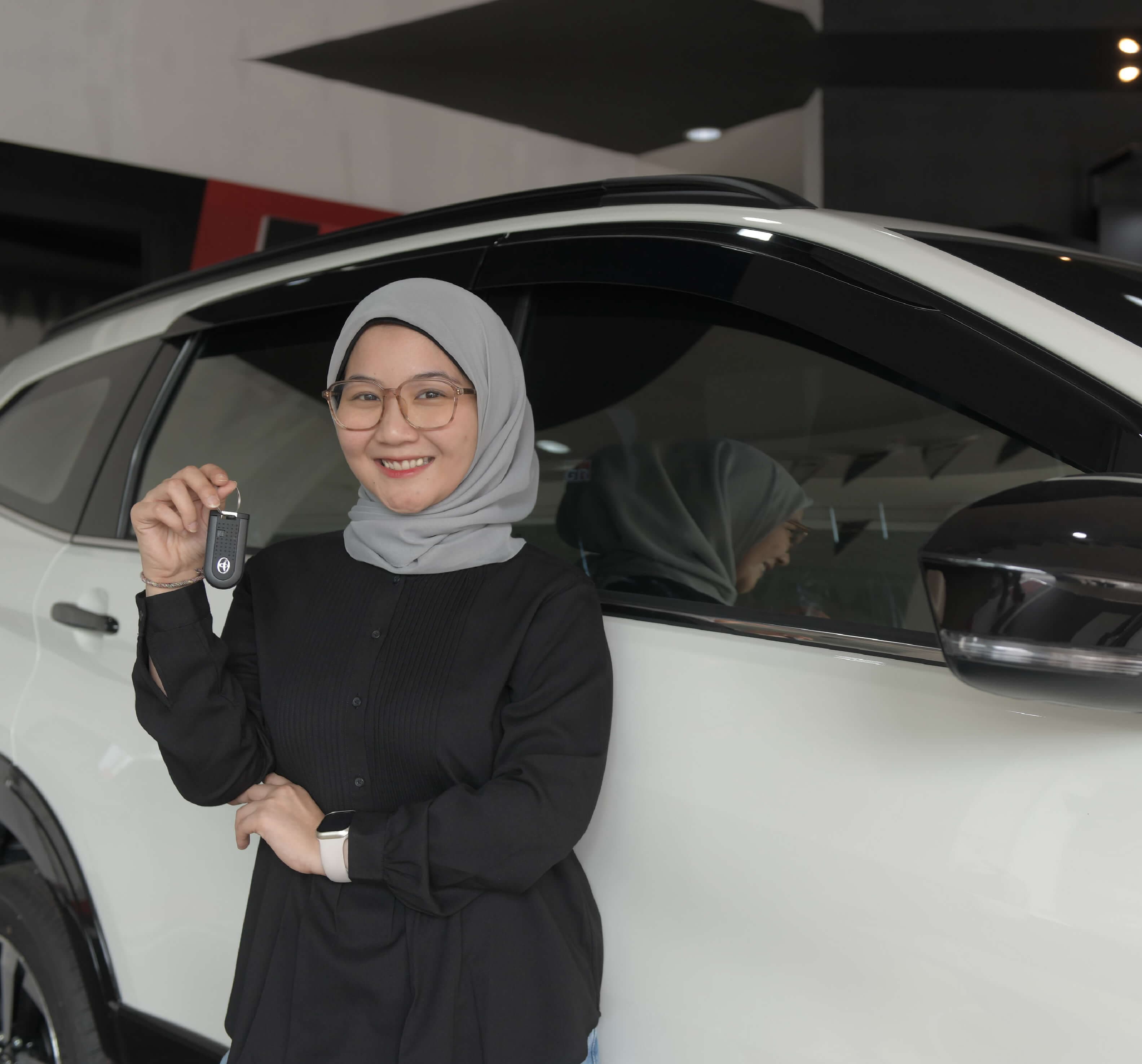 Happy customer with Toyota